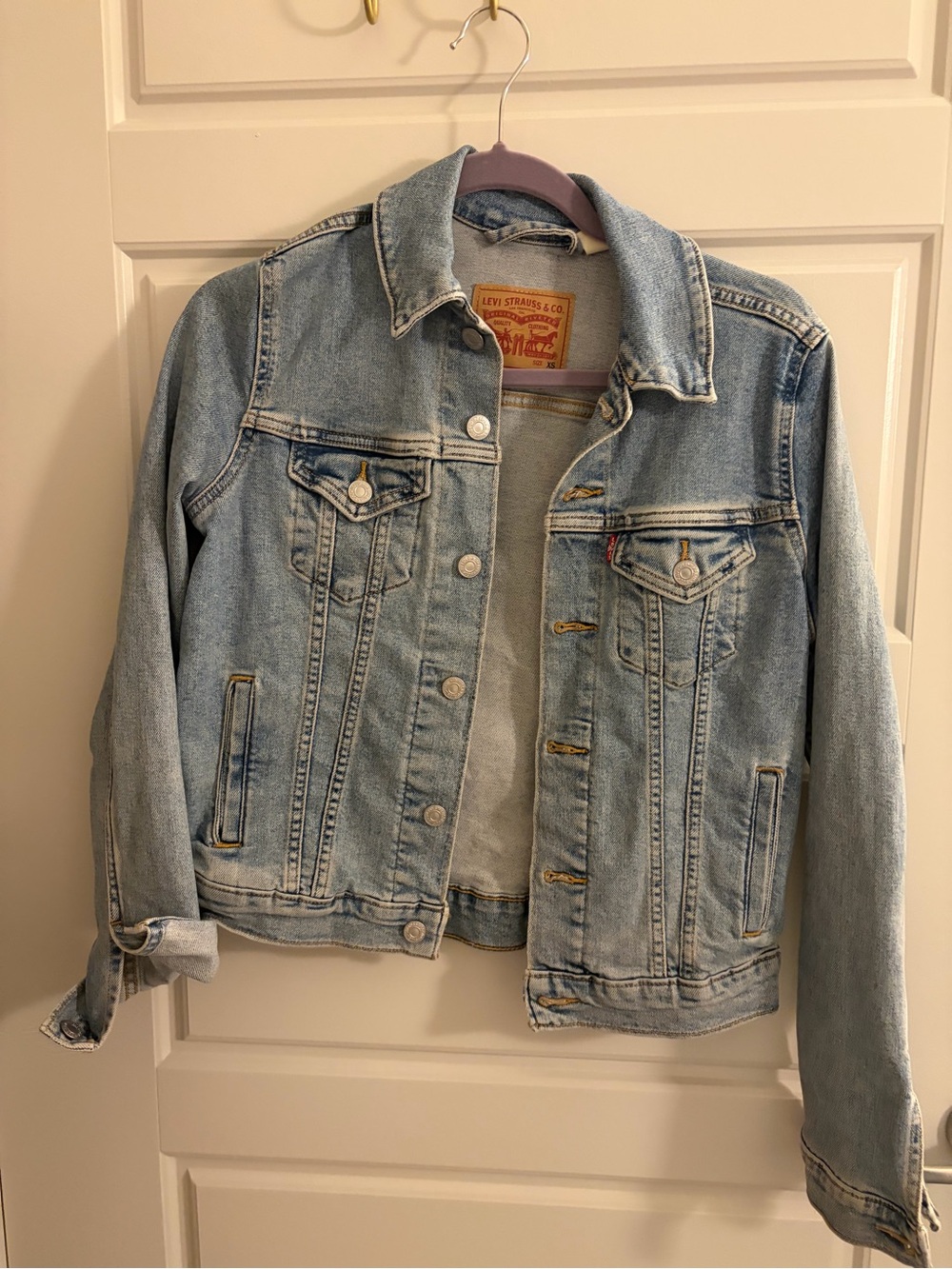 Levi's Light Blue Stonewash Denim Trucker Jacket